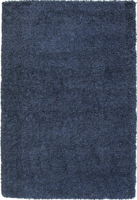 Shag Slate Blue Area Rug 5x8 Default -DTYStore