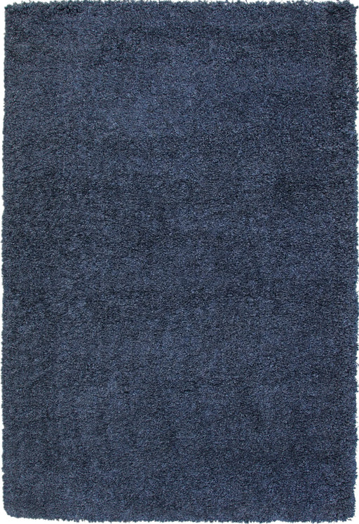 Shag Slate Blue Area Rug 5x8 Default -DTYStore