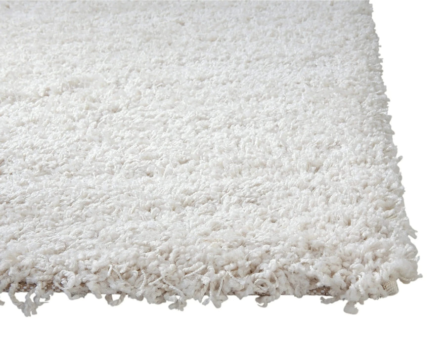 Shag White Area Rug 8x10 Default -DTYStore