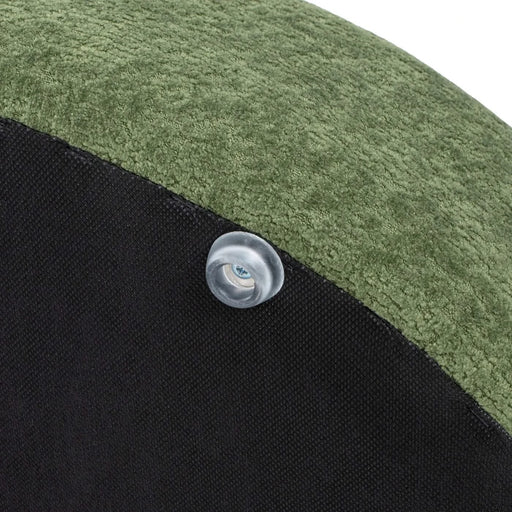 Shep 36' Curved Dog Sofa Bed Medium Moss Green Fleeced Teddy Default -DTYStore