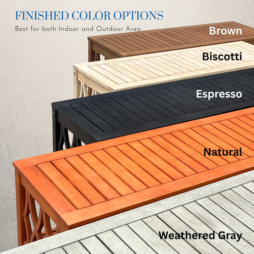 Longs Peak Eucalyptus Outdoor Sideboard -DTYStore