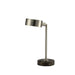 Simple Contemporary 1pc Table Lamp Stain Nickel Metal frame Adjustable Head Lamp Default -DTYStore