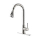 Single Handle Kitchen Sink Faucet with Pull Out Sprayer Default -DTYStore