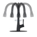 Single Handle Pull Down Kitchen Sink Faucet Matte Black - DTY Store