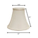 Slant Bell Softback Lampshade with Washer Fitter, White Default -DTYStore