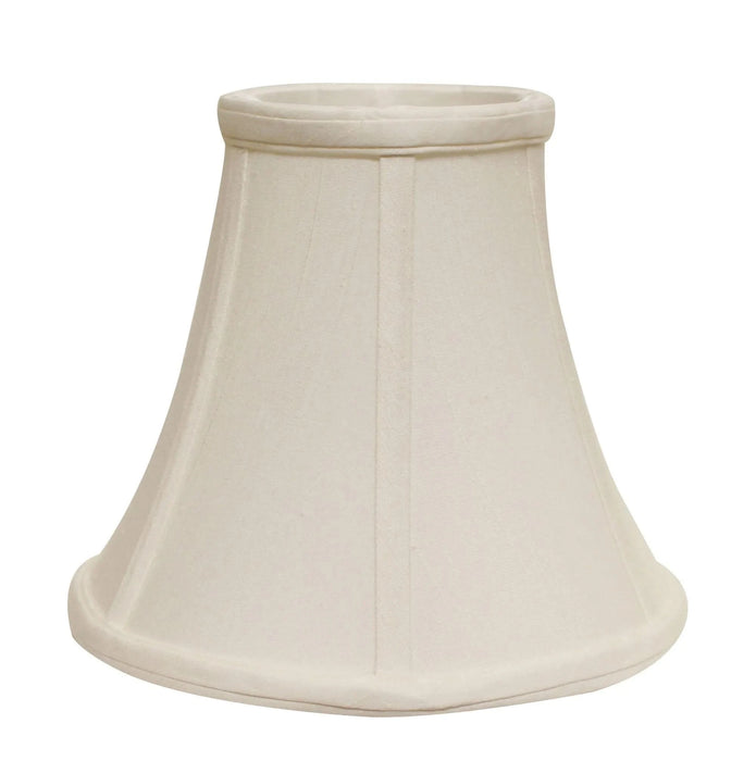 Slant Bell Softback Lampshade with Washer Fitter, White Default -DTYStore