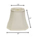 Slant Cut Corner Square Bell Softback Lampshade with Washer Fitter, White Default -DTYStore