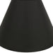 Slant Deep Cone Hardback Lampshade with Washer Fitter, Black Default -DTYStore