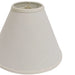 Slant Deep Cone Hardback Lampshade with Washer Fitter, Off White Default -DTYStore