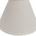 Slant Deep Cone Hardback Lampshade with Washer Fitter, Off White Default -DTYStore