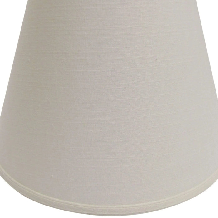 Slant Deep Empire Hardback Lampshade with Washer Fitter, White Default -DTYStore