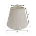 Slant Deep Empire Hardback Lampshade with Washer Fitter, White Default -DTYStore
