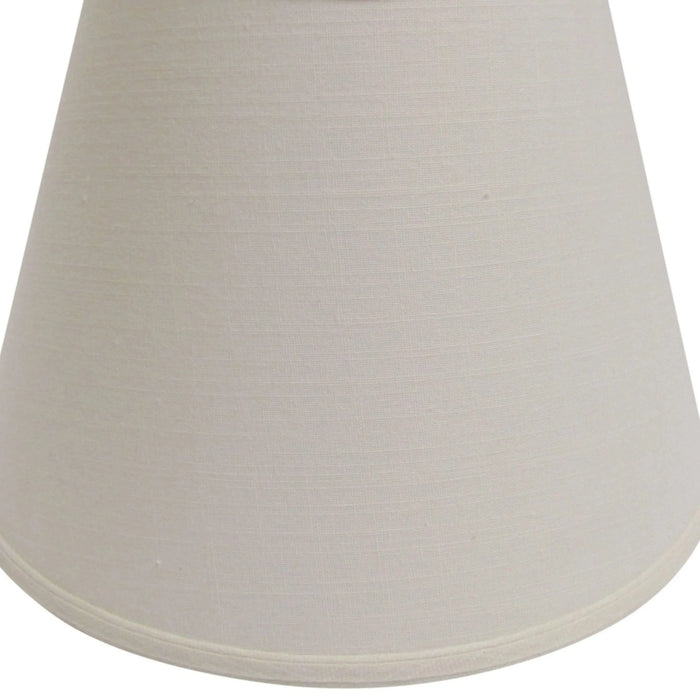 Slant Deep Empire Hardback Lampshade with Washer Fitter, White Default -DTYStore