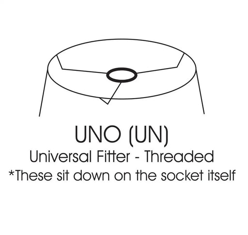 Slant Empire Hardback Lampshade with Uno Fitter, Black (with white lining) Default -DTYStore