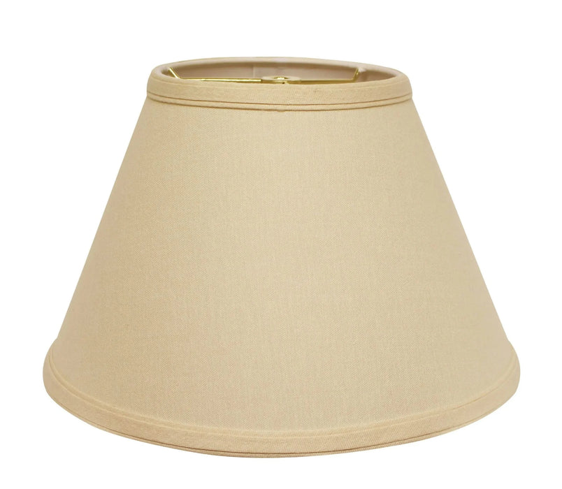 Slant Empire Hardback Lampshade with Washer Fitter, Beige Default -DTYStore