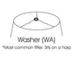 Slant Empire Hardback Lampshade with Washer Fitter, Beige Default -DTYStore