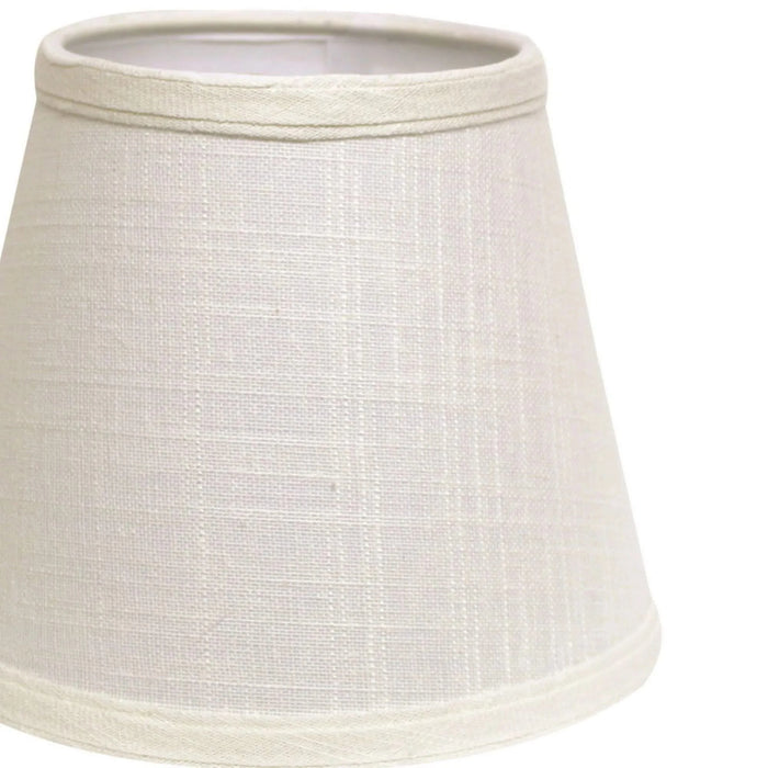 Slant Empire Hardback Lampshade with Washer Fitter, White Default -DTYStore