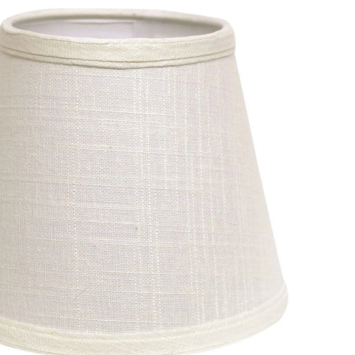 Slant Empire Hardback Lampshade with Washer Fitter, White Default -DTYStore