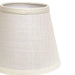 Slant Empire Hardback Lampshade with Washer Fitter, White Default -DTYStore