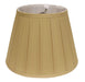 Slant English Box Pleat Softback Lampshade with Washer Fitter, Honey Default -DTYStore