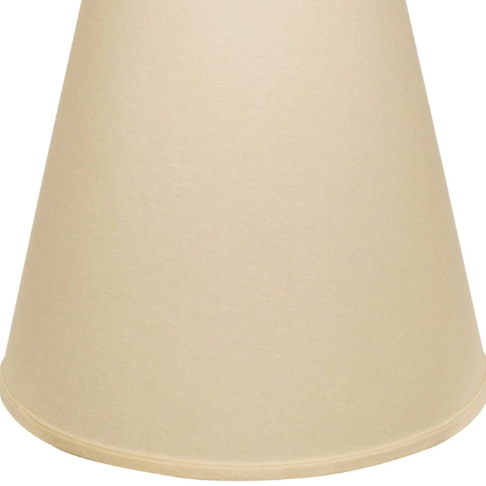 Slant Extra Deep Empire Hardback Lampshade with Washer Fitter, Beige Default -DTYStore