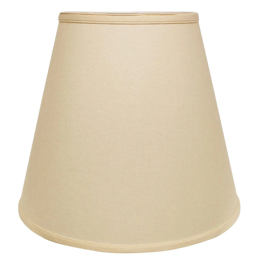 Slant Extra Deep Empire Hardback Lampshade with Washer Fitter, Beige Default -DTYStore