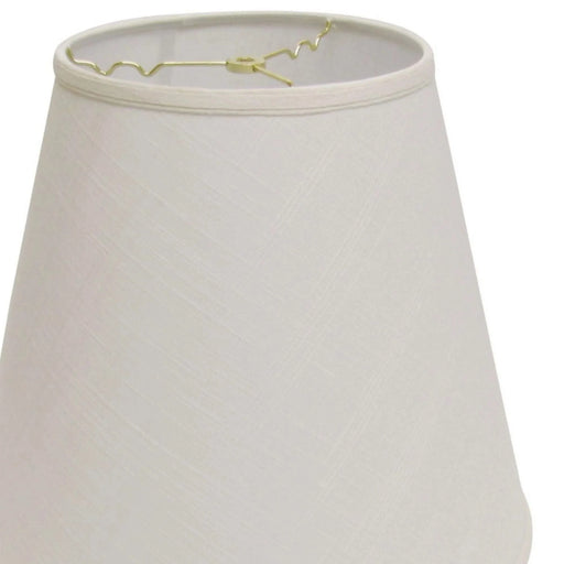 Slant Extra Deep Empire Hardback Lampshade with Washer Fitter, White Default -DTYStore