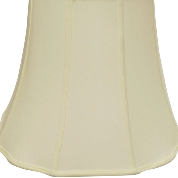 Slant Fancy Octagon Softback Lampshade with Washer Fitter, Egg Default -DTYStore
