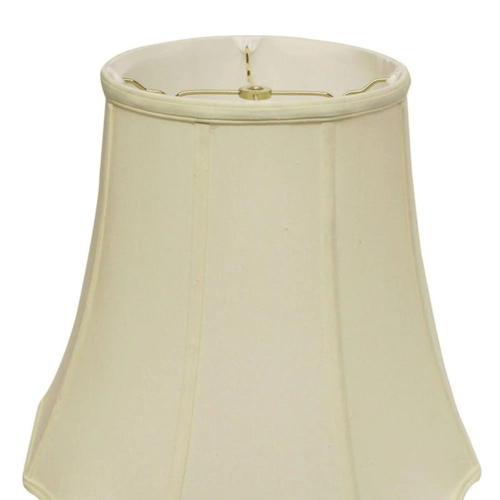 Slant Fancy Octagon Softback Lampshade with Washer Fitter, Egg Default -DTYStore