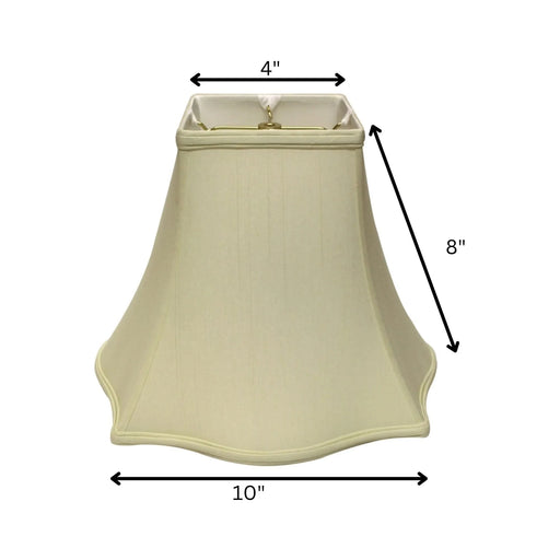 Slant Fancy Square Softback Lampshade with Washer Fitter, Egg Default -DTYStore