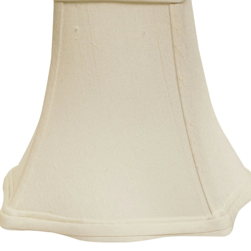 Slant Fancy Square Softback Lampshade with Washer Fitter, White Default -DTYStore