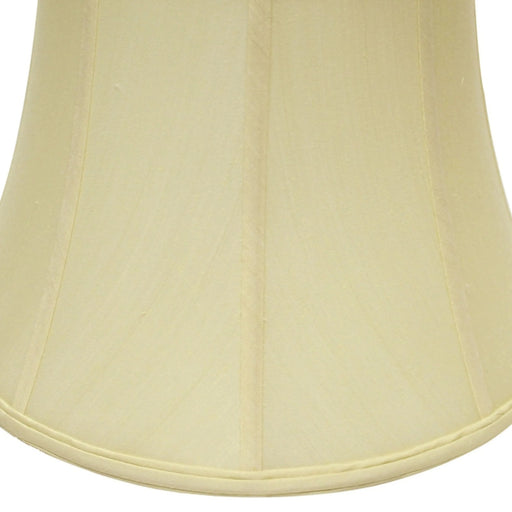 Slant Modified Bell Softback Lampshade with Washer Fitter, Antique White Default -DTYStore