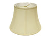 Slant Modified Bell Softback Lampshade with Washer Fitter, Antique White Default -DTYStore
