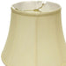 Slant Modified Bell Softback Lampshade with Washer Fitter, Antique White Default -DTYStore