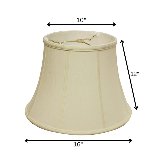 Slant Modified Bell Softback Lampshade with Washer Fitter, Egg Default -DTYStore