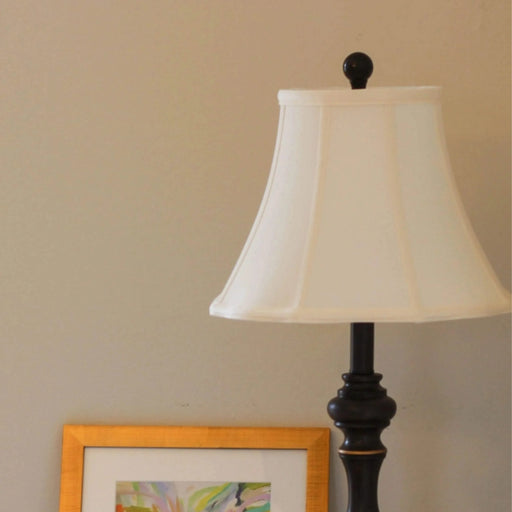 Slant Modified Fancy Octagon Softback Lampshade with Washer Fitter, White Default -DTYStore