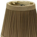 Slant Pencil Pleat Chandelier Lampshade with Flame Clip, Ash (Set of 6) Default -DTYStore