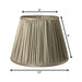 Slant Pencil Pleat Softback Lampshade with Washer Fitter, Ash Default -DTYStore