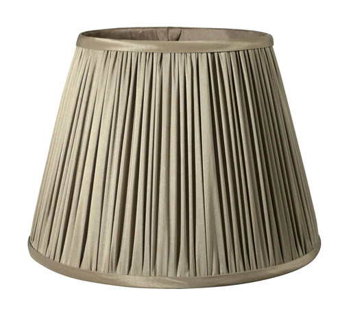 Slant Pencil Pleat Softback Lampshade with Washer Fitter, Ash Default -DTYStore