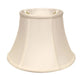 Slant Shallow Drum Softback Lampshade with Uno fitter, White Default -DTYStore