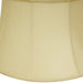 Slant Shallow Drum Softback Lampshade with Washer Fitter, Antique White Default -DTYStore
