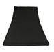 Slant Square Bell Hardback Lampshade with Bulb Clip, Black (with white lining) Default -DTYStore