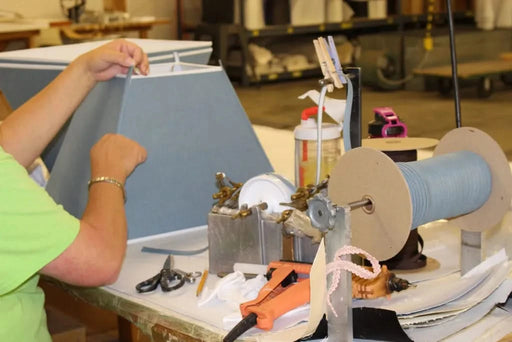 Slant Square Bell Hardback Lampshade with Washer Fitter, Black (with gold lining) Default -DTYStore