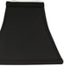Slant Square Bell Hardback Lampshade with Washer Fitter, Black (with white lining) Default -DTYStore