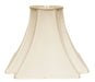 Slant V-Corner Square Softback Lampshade with Washer Fitter, Egg Default -DTYStore