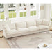 Slipcovered Long Sofa with Removable Cover, Extra Deep Cloud Like Comfy Sofa Couch -DTYStore