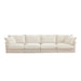 Slipcovered Long Sofa with Removable Cover, Extra Deep Cloud Like Comfy Sofa Couch -DTYStore