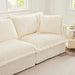 Slipcovered Long Sofa with Removable Cover, Extra Deep Cloud Like Comfy Sofa Couch -DTYStore