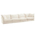 Slipcovered Long Sofa with Removable Cover, Extra Deep Cloud Like Comfy Sofa Couch -DTYStore