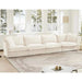 Slipcovered Long Sofa with Removable Cover, Extra Deep Cloud Like Comfy Sofa Couch -DTYStore